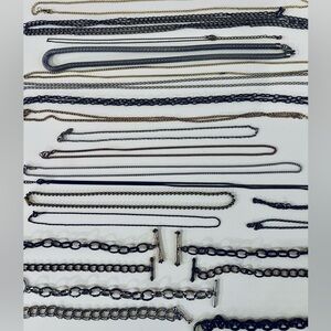 Women’s Craft Jewelry Lot for Harvest & Repair or Reuse—Chain Bundle